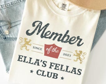 Chemise Ella's Fellas Club, T-shirt western aux couleurs confort, Vêtements de concert country
