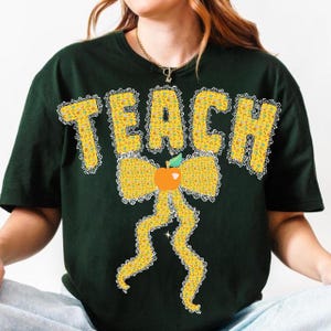Coquette TEACH Lace pink Bow png, Preppy teacher bow png, First Day Of School Png, Coquette apple png, Teacher Png, Back To School