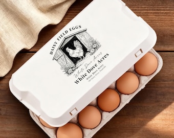 Aangepaste logo eierstempel, gepersonaliseerde kippeneierdoos branding stempel voor boerderij, schattig kippenhok cadeau kipliefhebber, rubberen stempel voor homesteaders