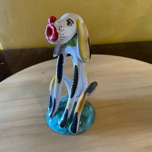 Handmade Ceramic Sculpture - Dog - Handmade in Italy