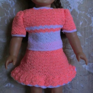 AG 196 Back to School Set - Crochet Pattern for 18-inch soft body dolls