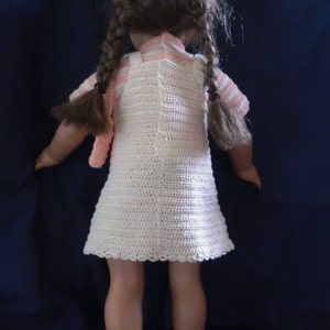 AG 153 Spring Jumper Set Crochet Pattern for 18-inch soft body dolls image 2