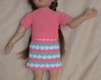 K5 – Spring Ensemble - Crochet pattern for Kidz N' Cats Dolls