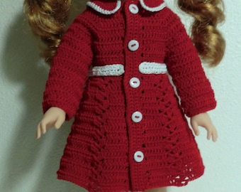 F13 Coat For most 14-inch vinyl dolls
