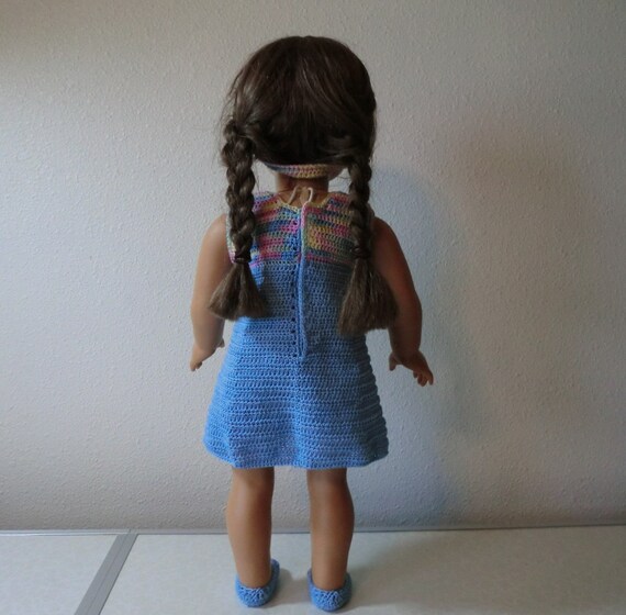 AG 256 Fancy Dress Set Crochet Pattern for American girl dolls