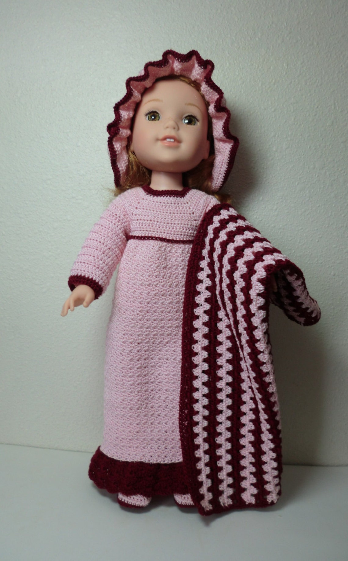 WW 6 Nighty Set Crochet pattern for wellie Wisher Dolls Etsy