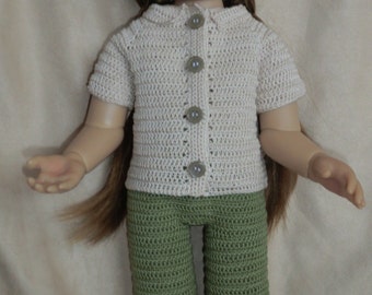 K6 – Capri Set - Crochet pattern for Kidz N' Cats Dolls
