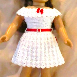 AG 199 Basic Party Outfit - Crochet Pattern for 18-inch soft body dolls