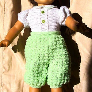 AG 112 Spring Fling Set - Crochet Pattern  for 18-inch soft body dolls