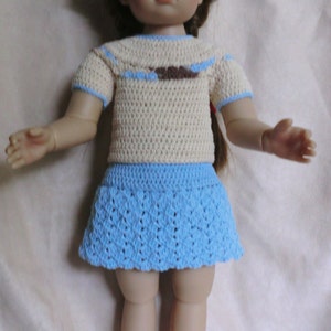 K18 – Back to School Set Crochet pattern for Kidz N&#39; Cats Dolls