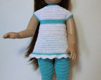 K 35 Spring Capri Set Crochet pattern for Kidz N' Cats Dolls