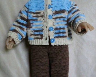 K19 – Jogging Suit Crochet pattern for Kidz N' Cats Dolls