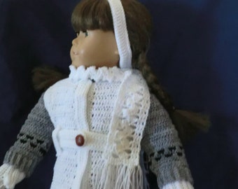 AG 146 Winter Accessories - Crochet Pattern for most 18-inch soft body dolls