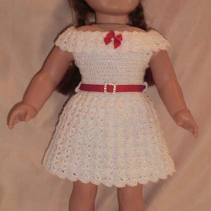 AG 199 Basic Party Outfit - Crochet Pattern for 18-inch soft body dolls