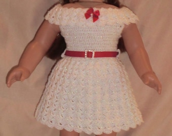 AG 199 Basic Party Outfit - Crochet Pattern for 18-inch soft body dolls