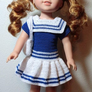 F10 Nautical Outfit for 14-inch vinyl dolls