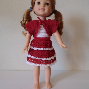 F38 Summer Skirt Set For 14-inch vinyl dolls