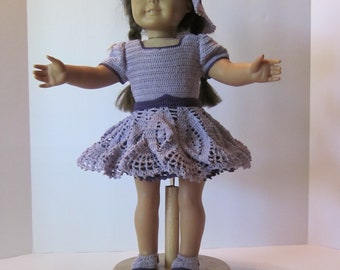 AG 295 Garden Party Outfit Haakpatroon voor pop van 45 cm