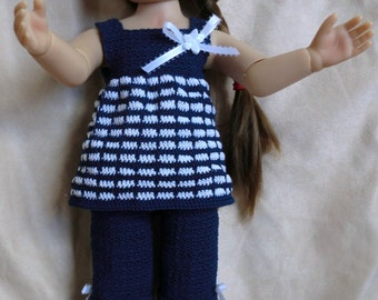 K14 – Summer Capri Set  Crochet pattern for Kidz N' Cats Dolls