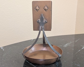 WMF Copper Ashtray With Match Holder
