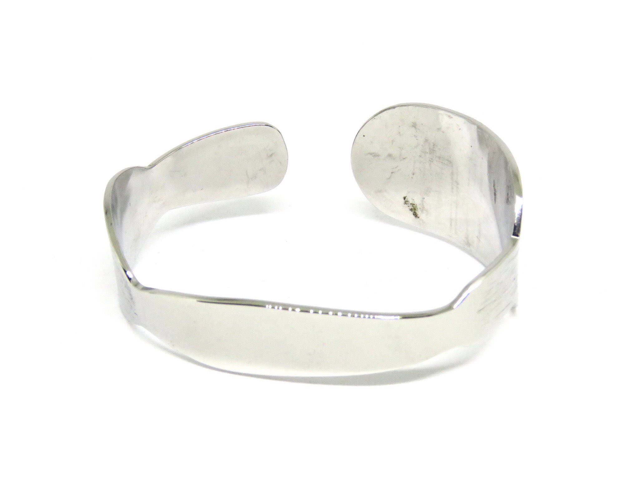 Stainless Steel Bracelet Cuff Adjustable Bracelet Metal - Etsy