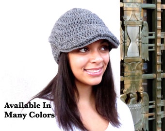 Crochet Hat, Golf Hat, Visor Hat, Crochet Beanie, Adult, Crochet, Women, Teen Accessories,