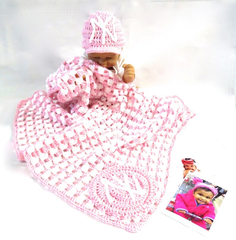 Crochet Baby Blanket for Girl Yankees Blanket Baseball ...