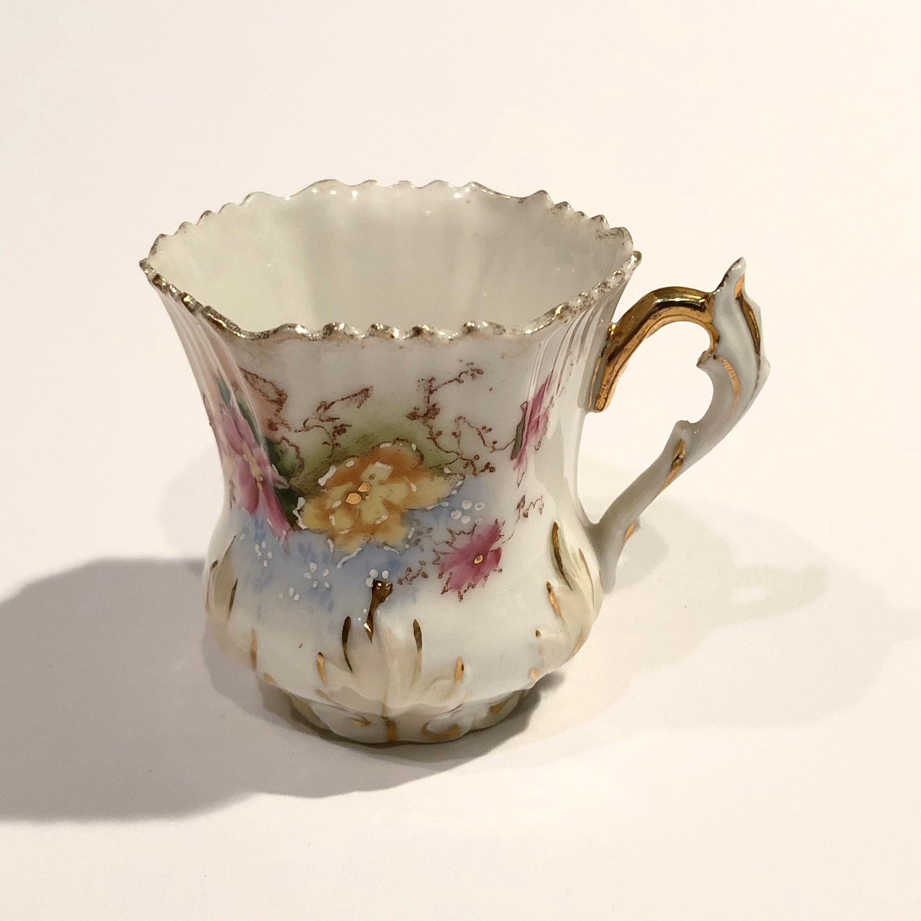 Vintage Miniature Tea Cup Teacup Victorian Flowers Etsy