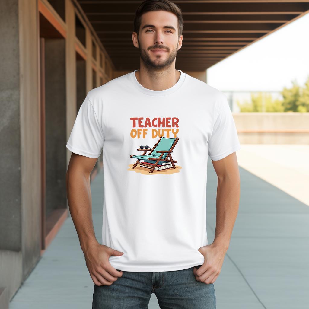 Teacher Off Duty Unisex Softstyle T-Shirt - Perfect for Summer Break, Gifts for Educators, Relaxation Vibes, Teacher Appreciation