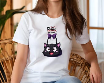 Elvira and Friends - Jackee l Unisex Softstyle T-Shirt, Elvira and Friends Book Series, Anime Fan Clothing, Tiggio Casual Wear