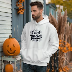 Cool Uncles Club Hoodie - New Uncle Hoodie, Pregnancy Reveal Hoodie Gift For Uncle, Funny Cool Uncle Outfit, Uncle Birtday Gifts, Mom Love