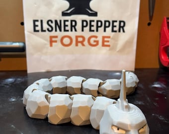 Articulated Onix 3d printed fidget toy