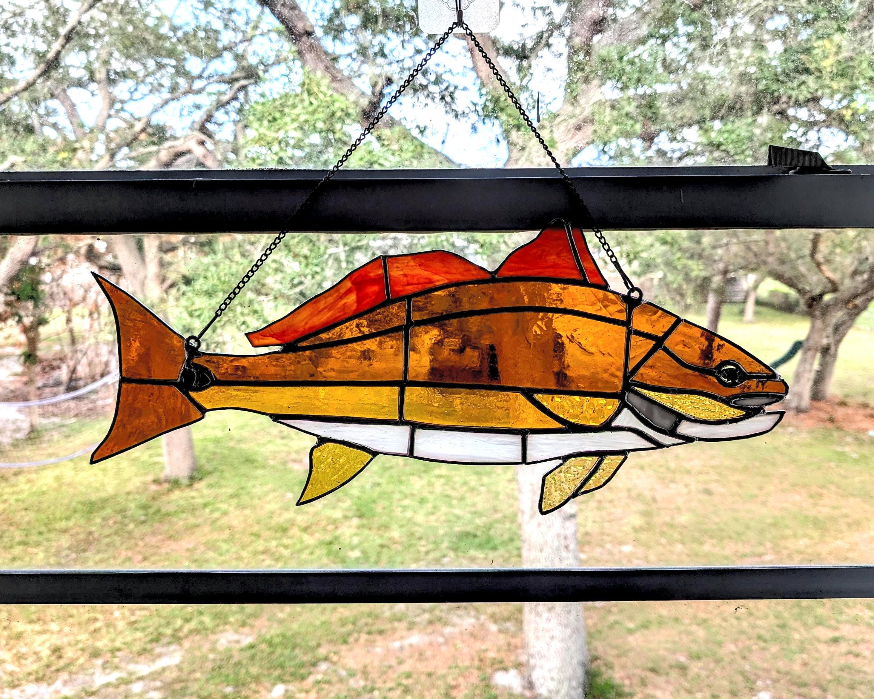 Stained Glass Redfish - Etsy