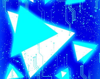 Neon CyberGrid Wallpaper's for Android