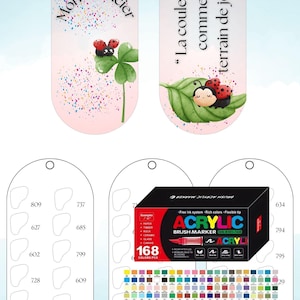 Guangna 168 afdrukbare kleurenkaart - Digitaal PDF-bestand - Kleurenkaart voor alcoholmarkers - Direct downloaden