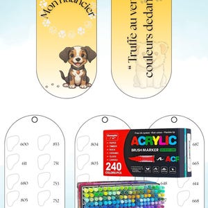 Nuancier numérique Guangna 240 – Palette de couleurs pour stylos Guangna - Fichier PDF à télécharger
