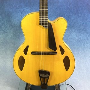 Archtop Jazz Guitar Customizable Acoustic Electric Guitar Carved Flamed Maple Hollow Body Yunzhi Guitar High Quality