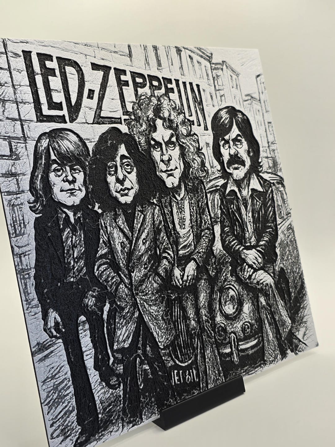 Led Zeppelin Mural Led Zeppelin 3d Printed Wall Art, Hueforge, Mural, Decoration, Still ...