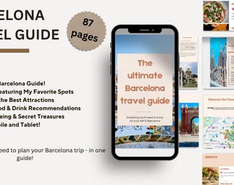 Guía definitiva de Barcelona / Itinerario, joyas ocultas, restaurantes locales y atracciones imprescindibles / Descarga digital