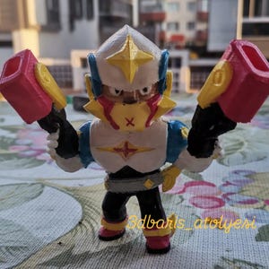 Ultra Colt Brawl Stars 3D Model STL File: Fan Art Figurine