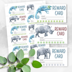 Jeu de 3 cartes d'encouragement à imprimer récompenses pour la classe avec animaux, ressources pour la classe, rentrée des classes