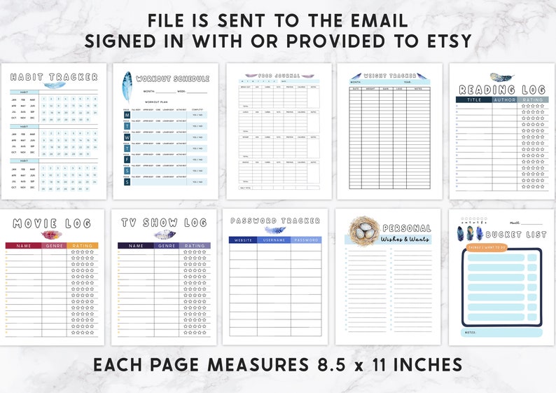 Printable Household Planner Ultimate Family Planner Boho - Etsy