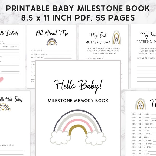 Baby First Year Book Etsy Australia