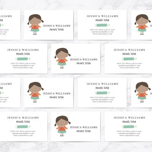 Private Tutor Business Cards, Substitute Teachers, Teacher Calling ...