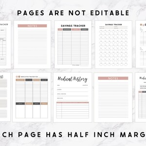Printable Household Planner, Ultimate Family Planner, Busy Mom Planner ...
