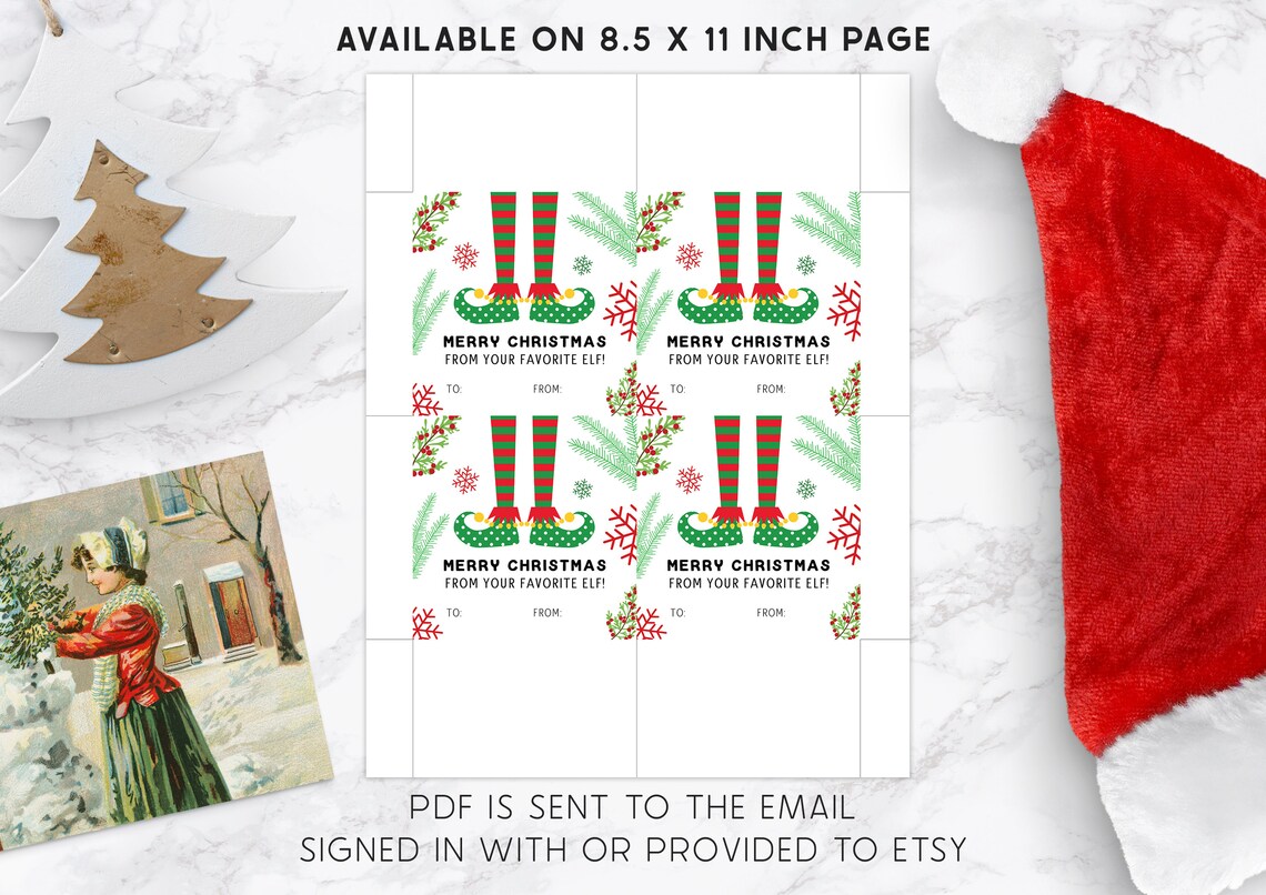 Printable Teacher Gift Tags Christmas Teacher Gift Teacher - Etsy