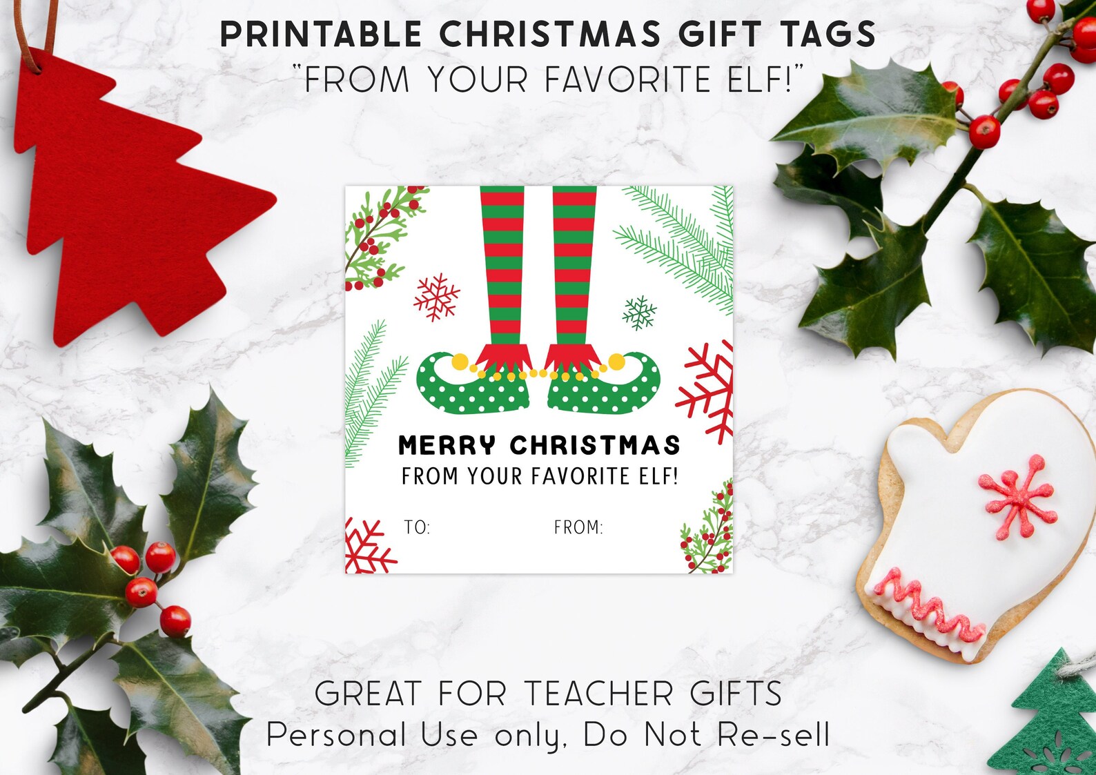 Printable Teacher Gift Tags Christmas Teacher Gift Teacher - Etsy
