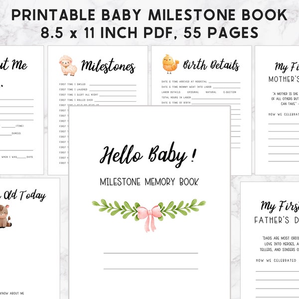 Baby First Year Book Etsy Australia