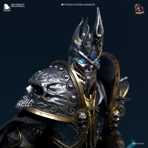 Arthas Menethil Lich King Statue – Hand Painted World of Warcraft Collectible