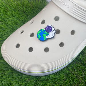 Astronaut Clog Charm Cute Space Shoe Accessory Galaxy Plug Gift for SciFi Lover Cosmic Decor Outer Space Fan Fun Planet Vibe Charm